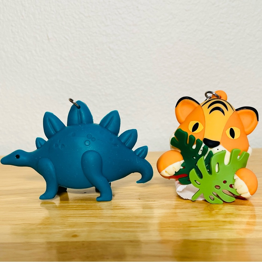 2 Bath & Body Works Pocketbac Holders. Dinosaur and Tiger with leaves BUNDLE - Picture 2 of 4